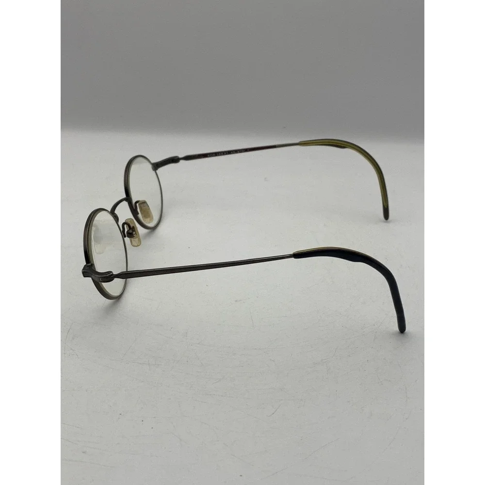 Koh Sakai KS-9706 49 Brown Round Full Rim Metal Plastic Men Frame Only